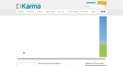 Desktop Screenshot of karmaotomasyon.com